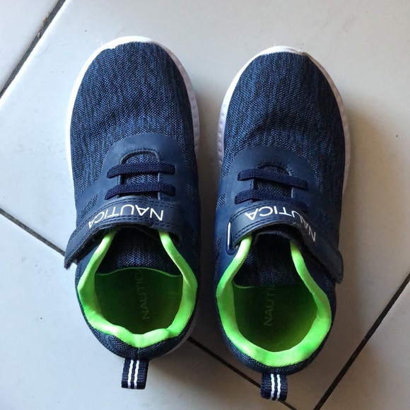 Lightly use. Nautical boys size 12 shoes. - Picture 5 of 5